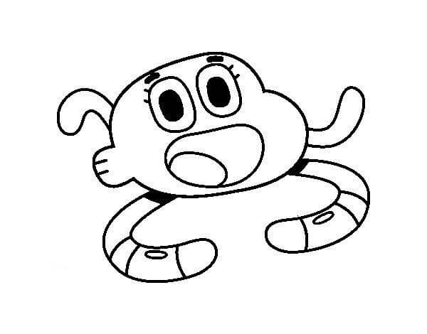 Dibujo de Darwin 1 para Colorear y Imprimir