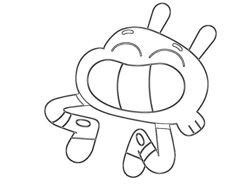 Dibujo de Darwin Divertida para Colorear y Imprimir