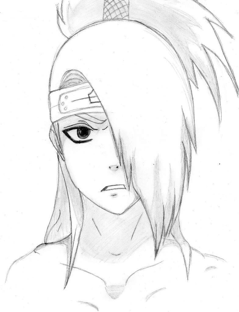 Dibujo de Dibujo Deidara para Colorear y Imprimir