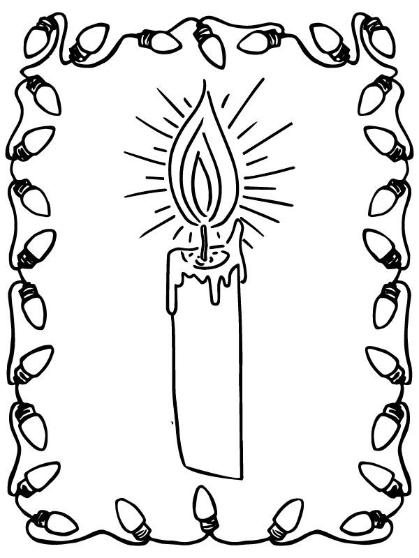 Dibujo de Candlemas Day Coloring Page For All Agespng para Colorear y Imprimir