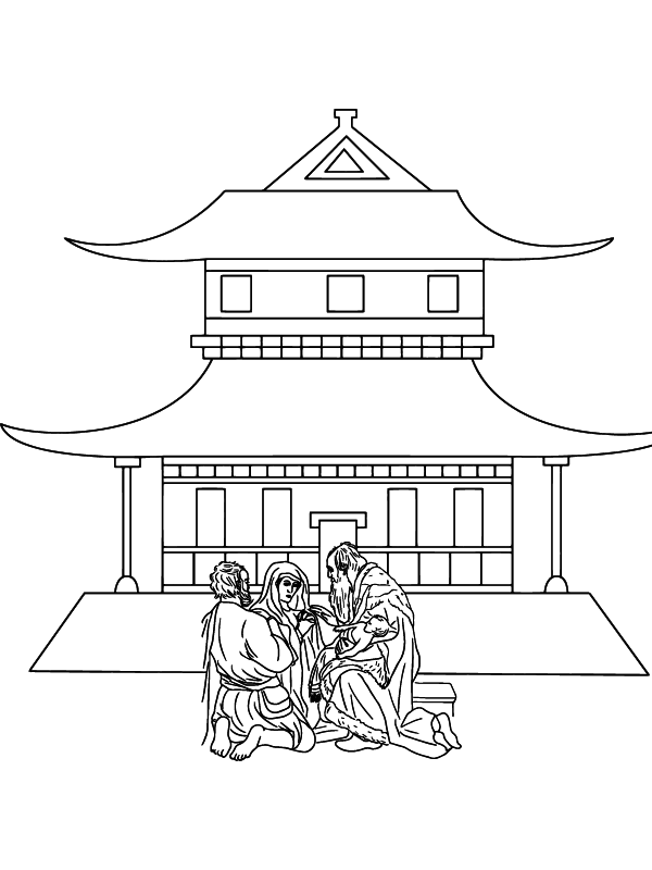 Dibujo de Enjoyable Candlemas Day Coloring Designpng para Colorear y Imprimir