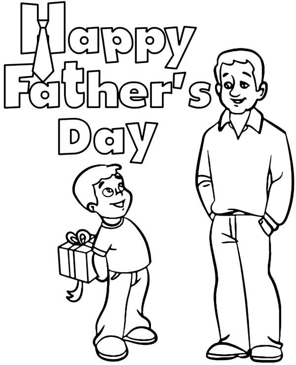 Día del Padre para Colorear