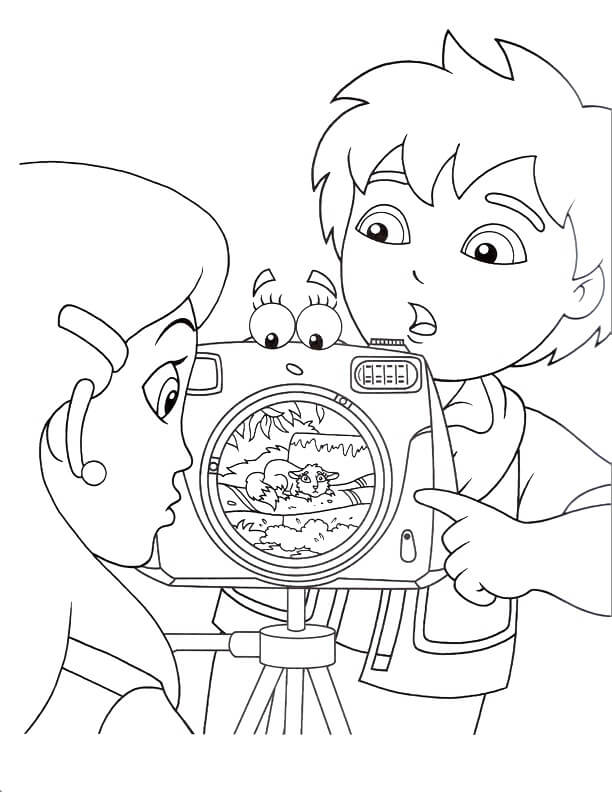 Dibujo de Diego Impresionante para Colorear y Imprimir