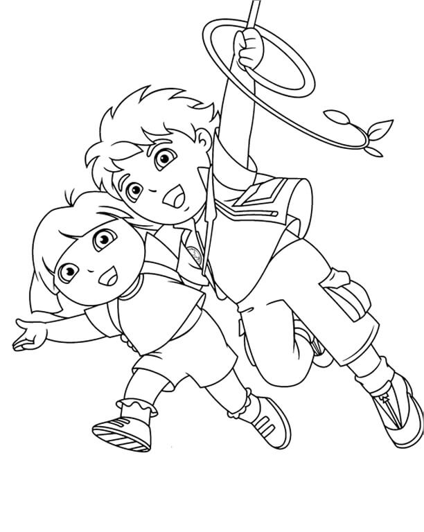 Dibujo de Fresco Deigo Escalada para Colorear y Imprimir