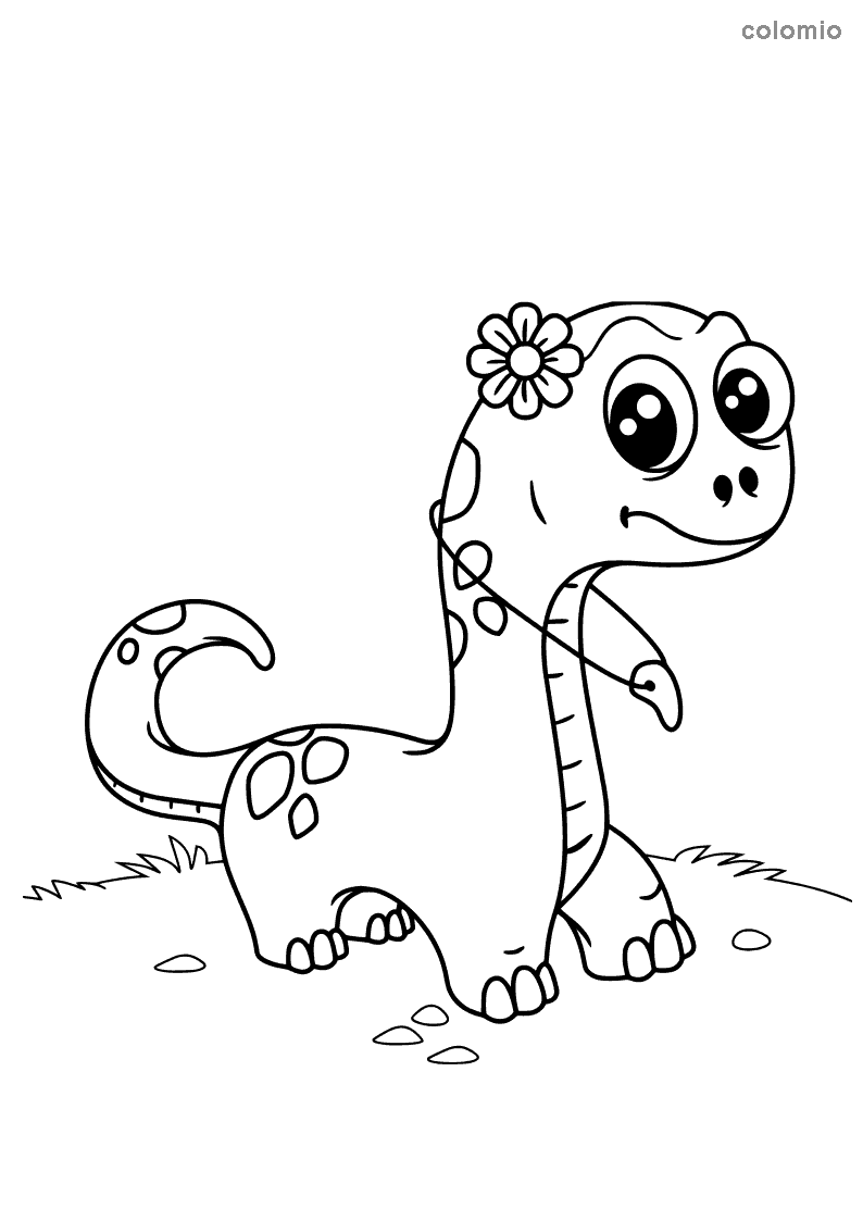 Dinosaurio para Colorear