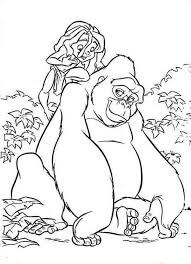dibujo chica y donkey kong para colorear