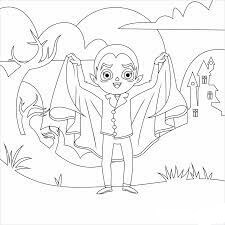Drácula para Colorear