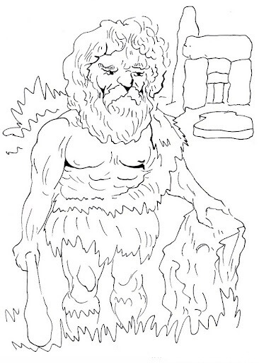 Dibujo de Arma de Explotación de Stoneageman para Colorear y Imprimir