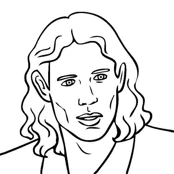 Dibujo de Enfréntate a Edinson Cavani para Colorear y Imprimir
