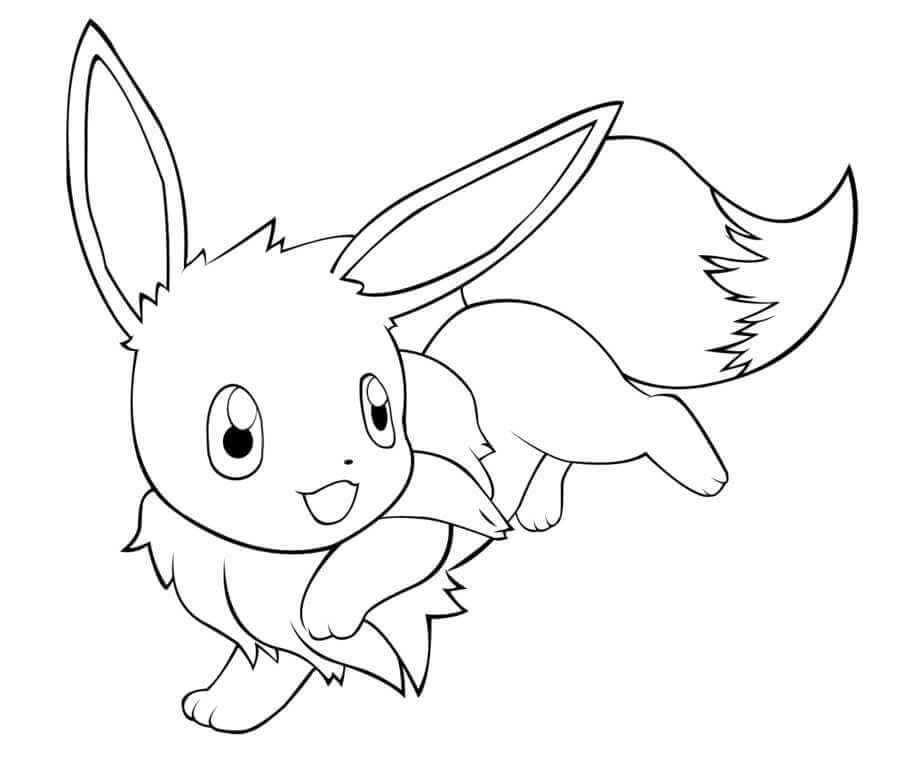 Eevee para Colorear