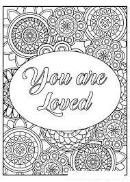 Dibujo de Eres Amado para Colorear y Imprimir