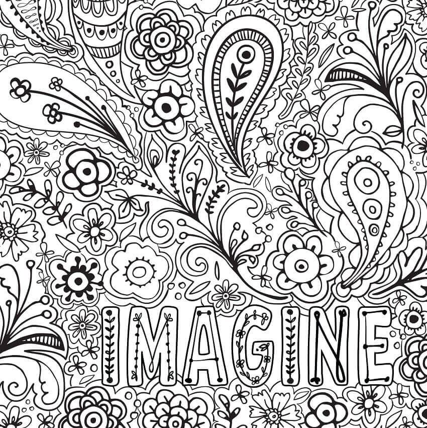 Dibujo de Imagina para Colorear y Imprimir