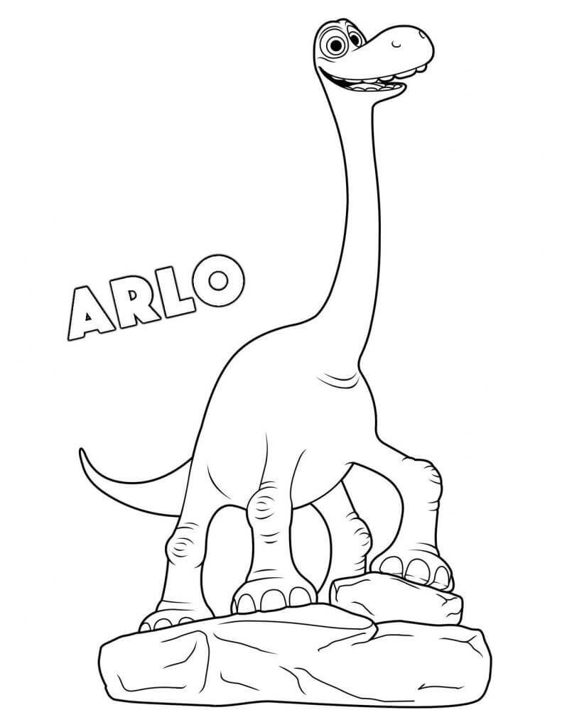 Dibujo de Arlo Divertido para Colorear y Imprimir