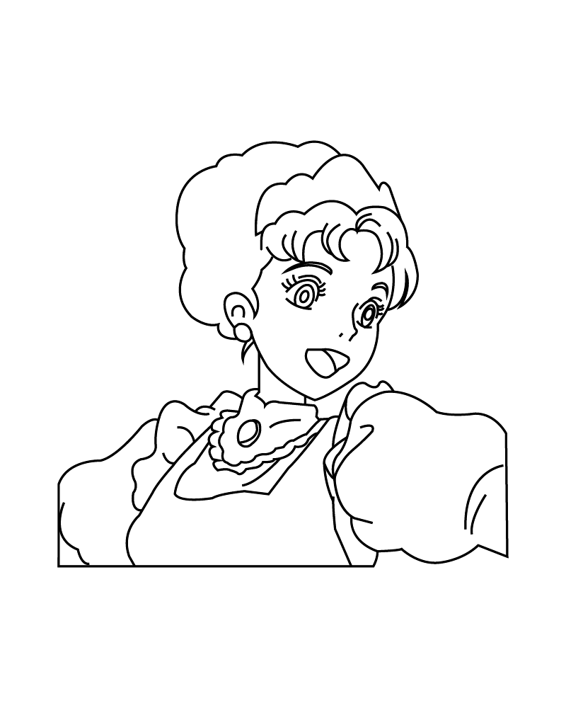 Dibujo de Sophie Hatter Coloring Page para Colorear y Imprimir