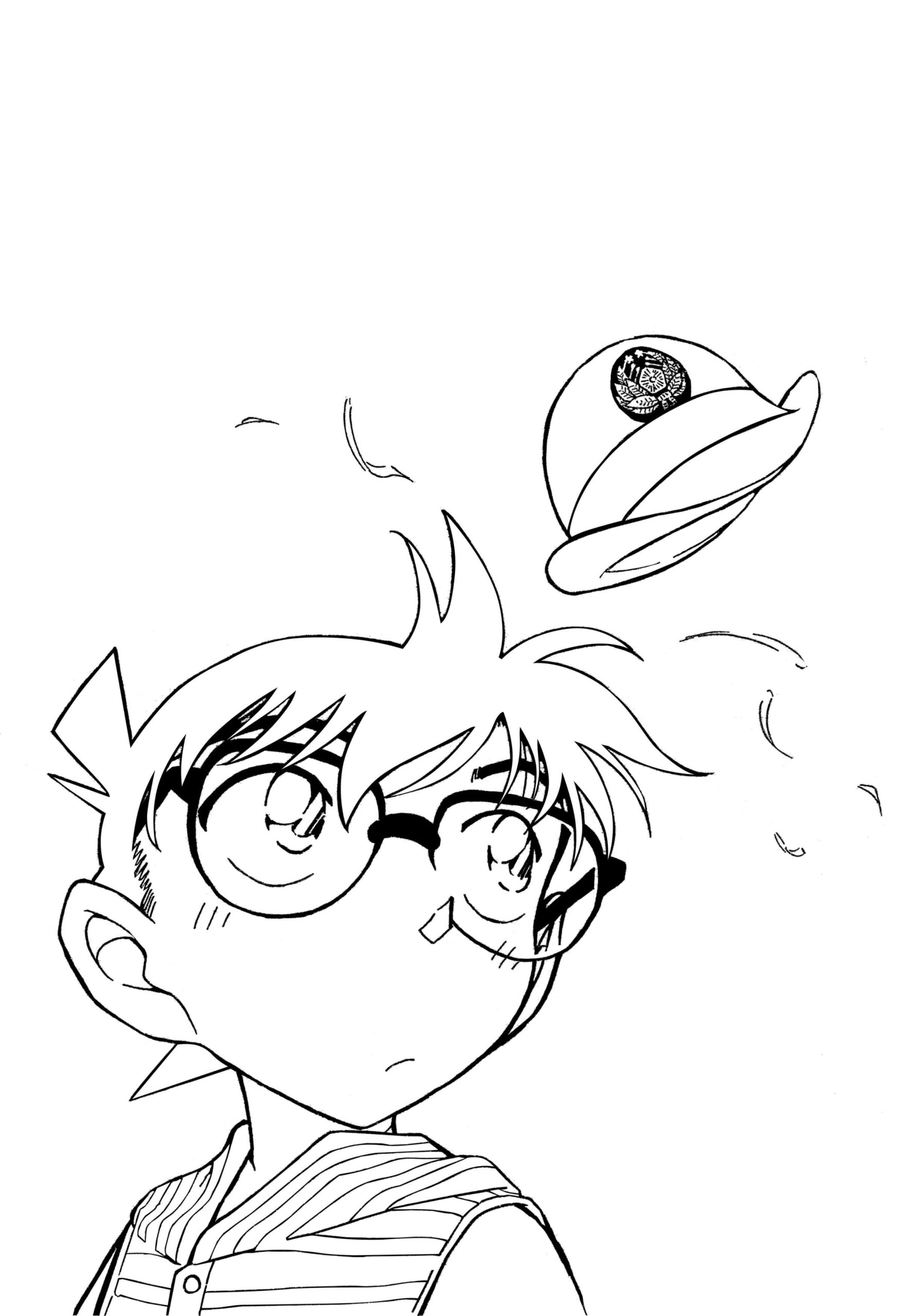 Dibujo de Hermoso Conan Scaled para Colorear y Imprimir