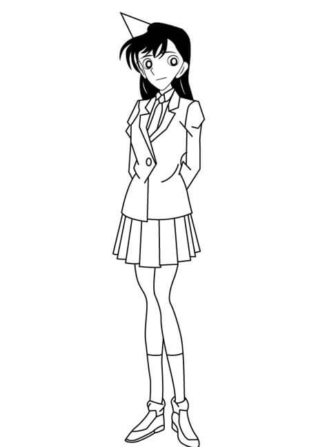 Dibujo de Ran Sonriendo para Colorear y Imprimir