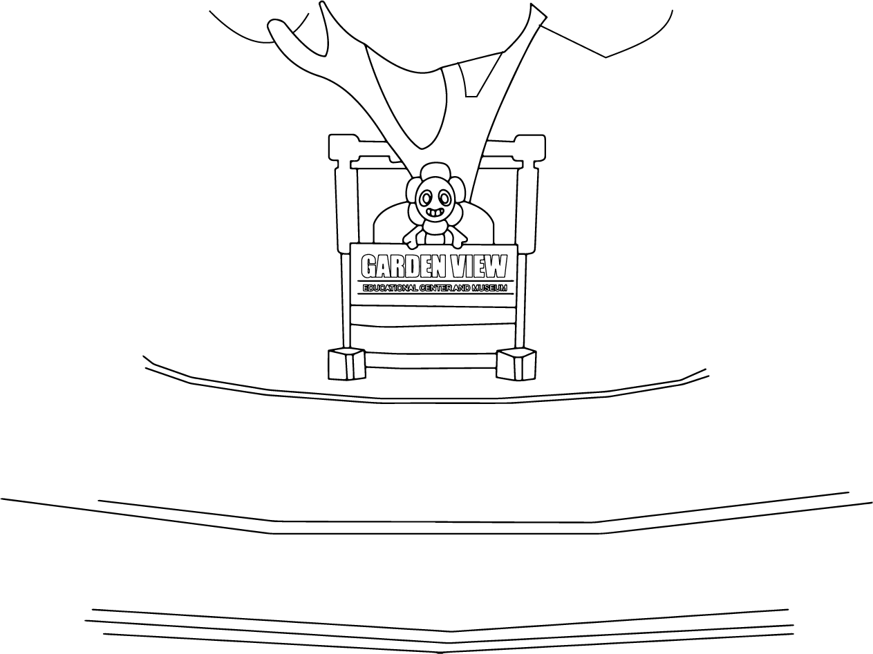 Dibujo de Dandy S World Garden View Center Coloring Page para Colorear y Imprimir