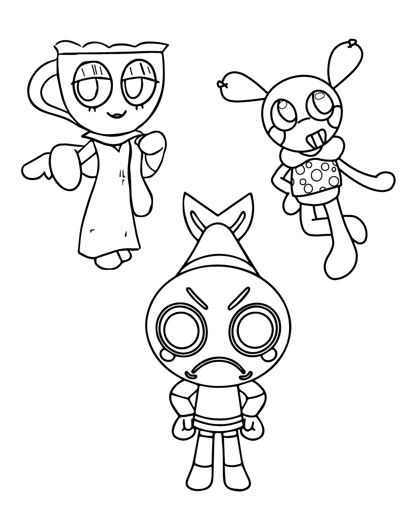 Dibujo de Printable Dandy S World Coloring Sheets para Colorear y Imprimir