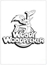 Dibujo Logotipo De Woody Woodpecker Colorear