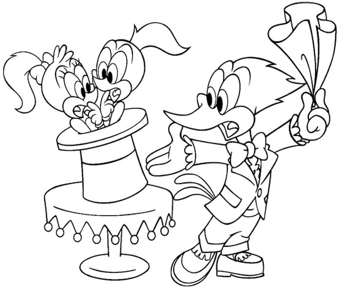 Dibujo Mago Woody Colorear
