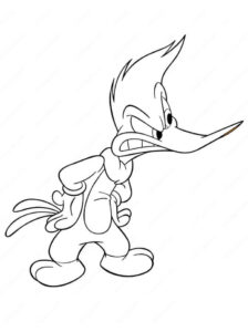 Dibujo Woody Enojado Y Amigos Divertidos Colorear