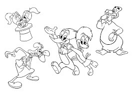 Dibujo Woody Woodpecker Todos Los Personajes Colorear