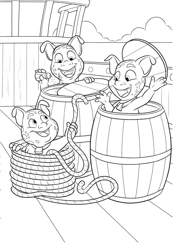 Dibujo de Noblins Divertidos para Colorear y Imprimir