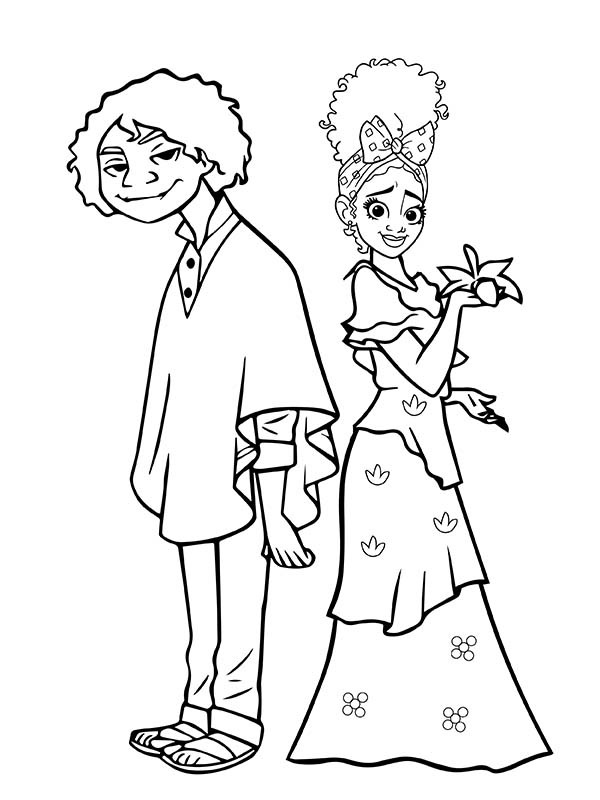 Dibujo de Imgi 11 Camilo And Dolores Of Encanto Coloring Page para Colorear y Imprimir