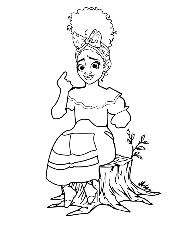 Encanto Dolores para Colorear