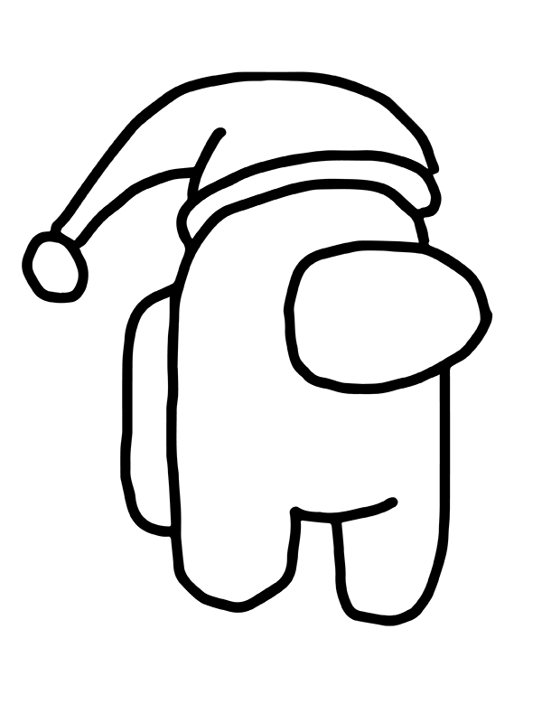 Dibujo de Dibujo de Pap Noel entre Nosotros P Gina para Colorear para Colorear y Imprimir