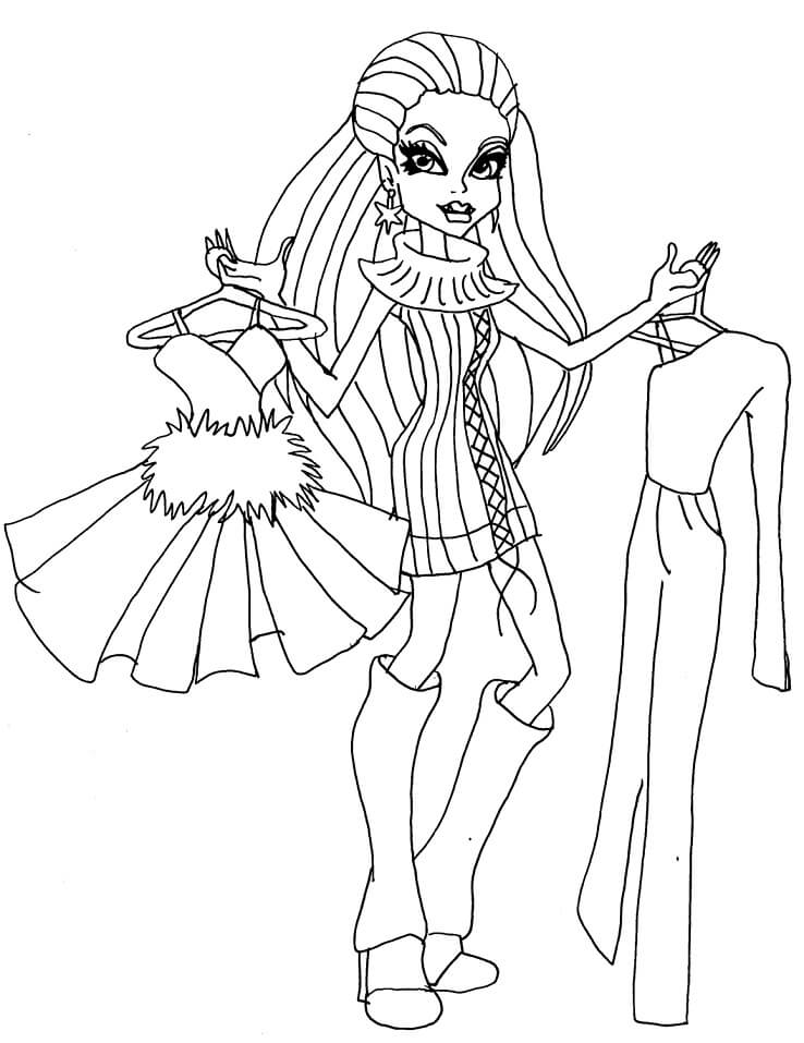 Dibujo de Mh Abbey Bominable para Colorear y Imprimir