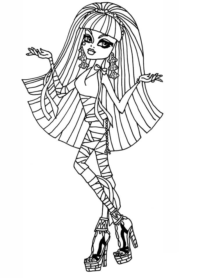 Dibujo de Sesion de Maul Cleo para Colorear y Imprimir