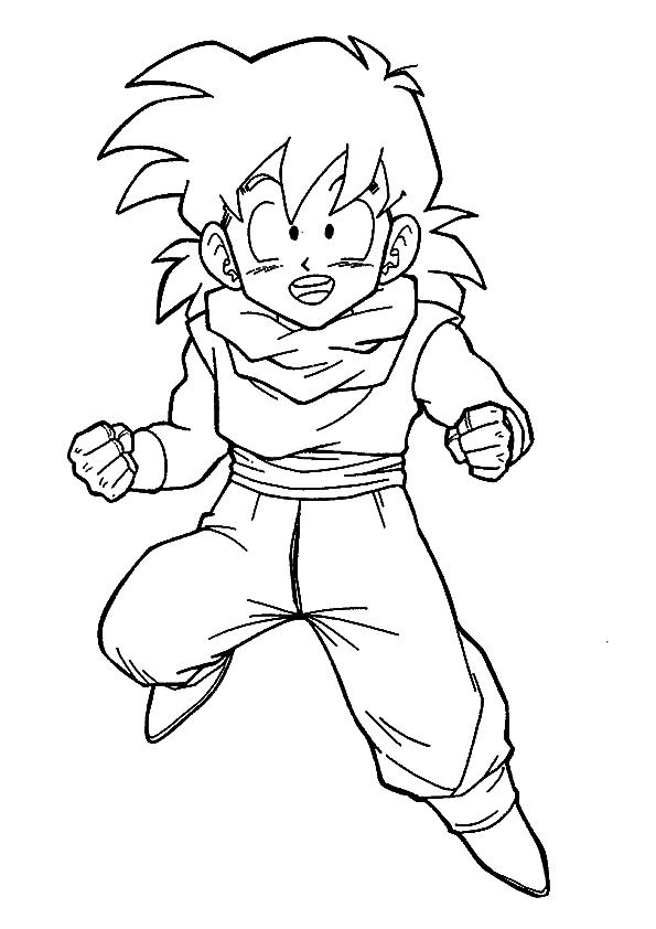 Dibujo de 1526907718The Goten as a Child A4 para Colorear y Imprimir