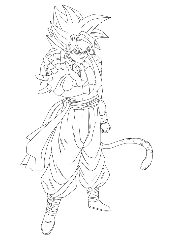 Dibujo de 1594861729 Kisspng Line Art White Cartoon Character Sketch Gogeta 5B312Cde81E6D3 1111843115299494065321 para Colorear y Imprimir