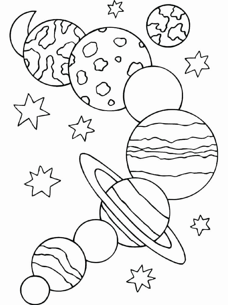Dibujo de Espacio Normal para Colorear y Imprimir