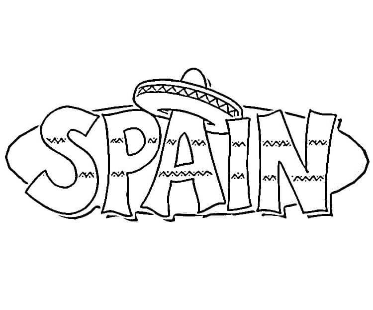 España para Colorear