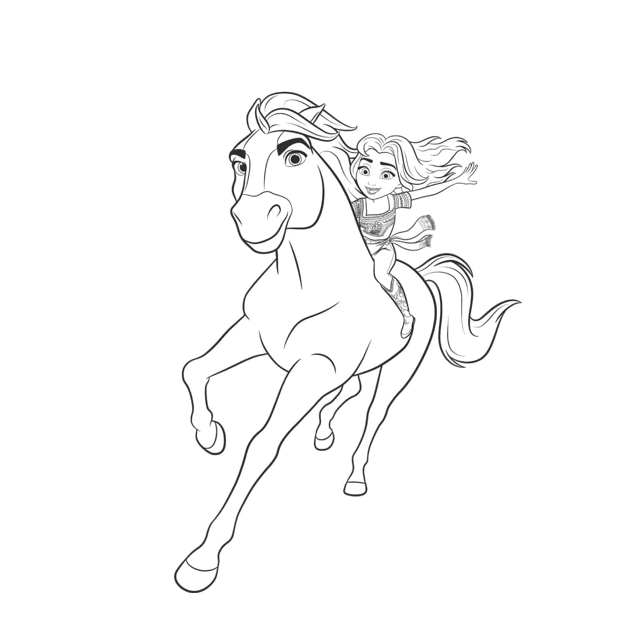 Dibujo de Esquema de Imagen Espiritual Gratis para Colorear para Colorear y Imprimir