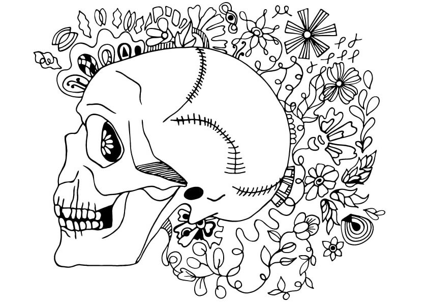 Esqueleto para Colorear