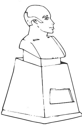 Dibujo de Insan Heykeli para Colorear y Imprimir