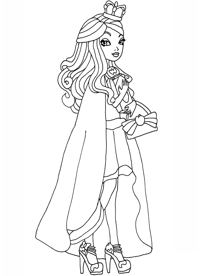 Dibujo de Apple Del Día Del Legado para Colorear y Imprimir