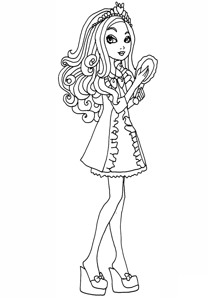 Dibujo de Conseguir La Manzana Más Justa para Colorear y Imprimir