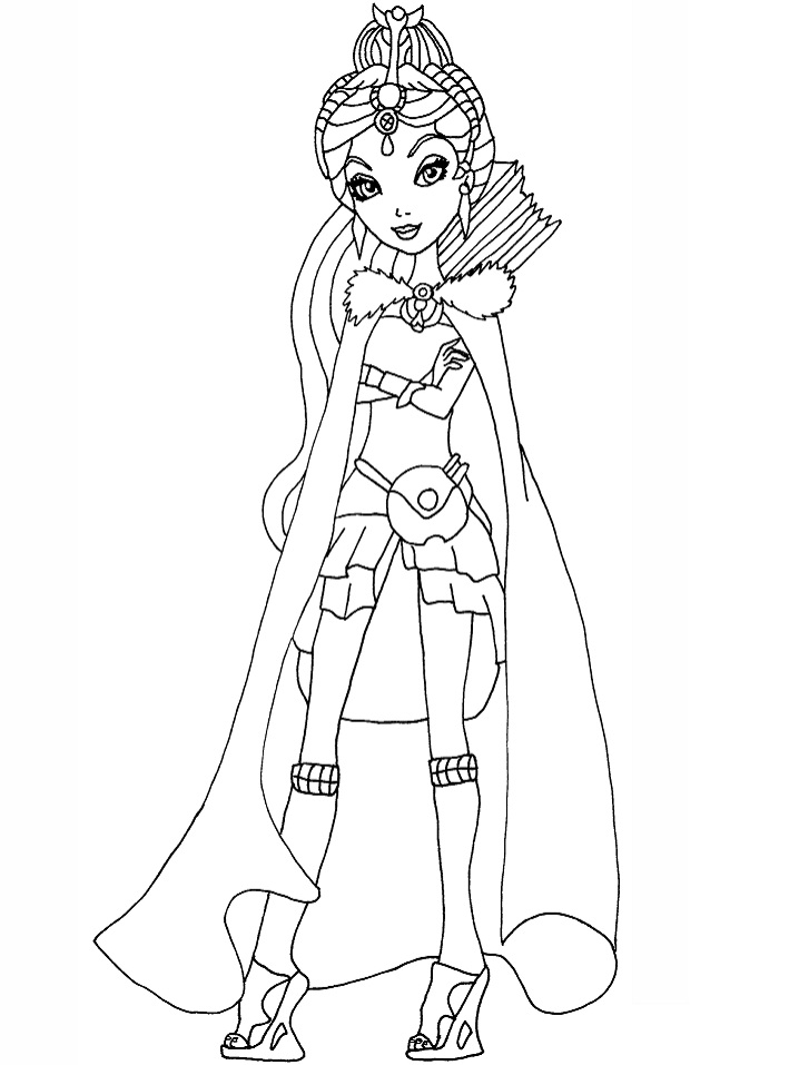Dibujo de Cuervo Del Día Del Legado para Colorear y Imprimir