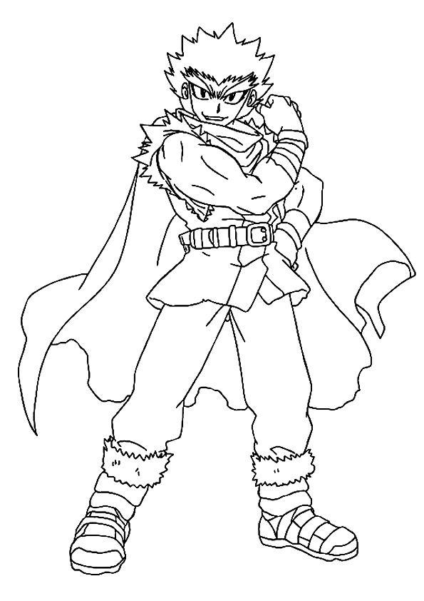 Dibujo de ¡Feliz Ryuga para Colorear y Imprimir