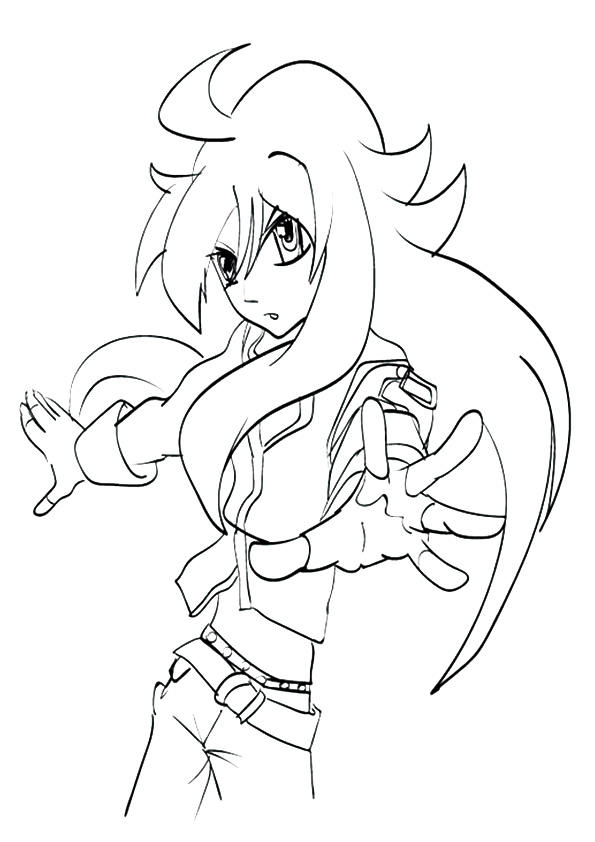Dibujo de Hermosa Tsubasa Otori para Colorear y Imprimir