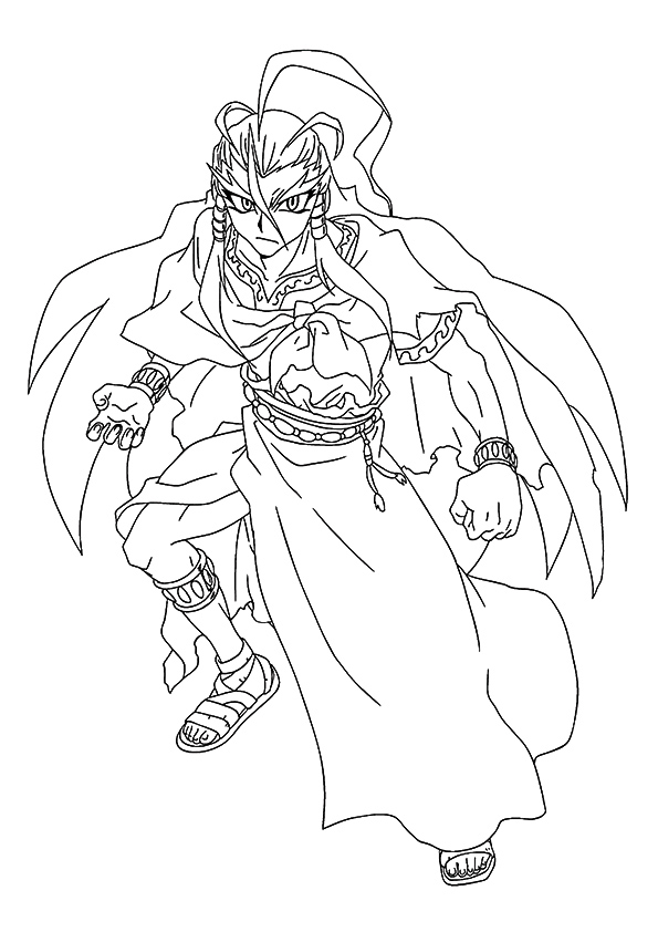 Dibujo de Rago Enojado para Colorear y Imprimir
