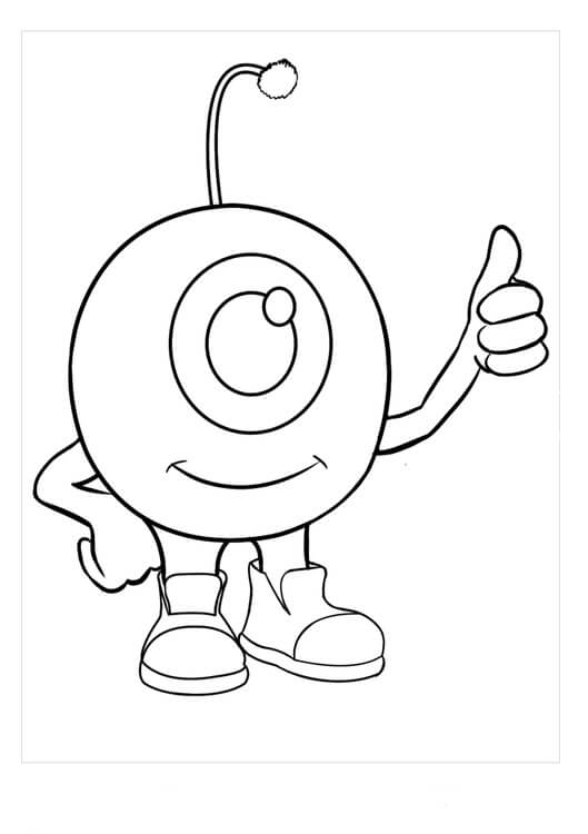 Dibujo de Extranjeros Como Tú para Colorear y Imprimir