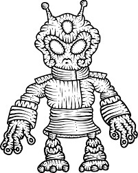 Dibujo de Extranjeros Duros para Colorear y Imprimir