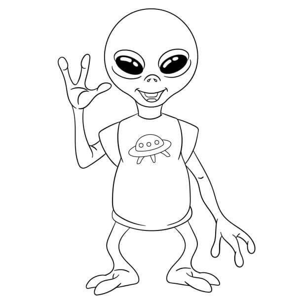 Dibujo de Niños Extranjeros para Colorear y Imprimir