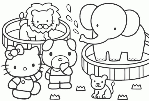 Dibujo de Animal Fácil para Colorear y Imprimir