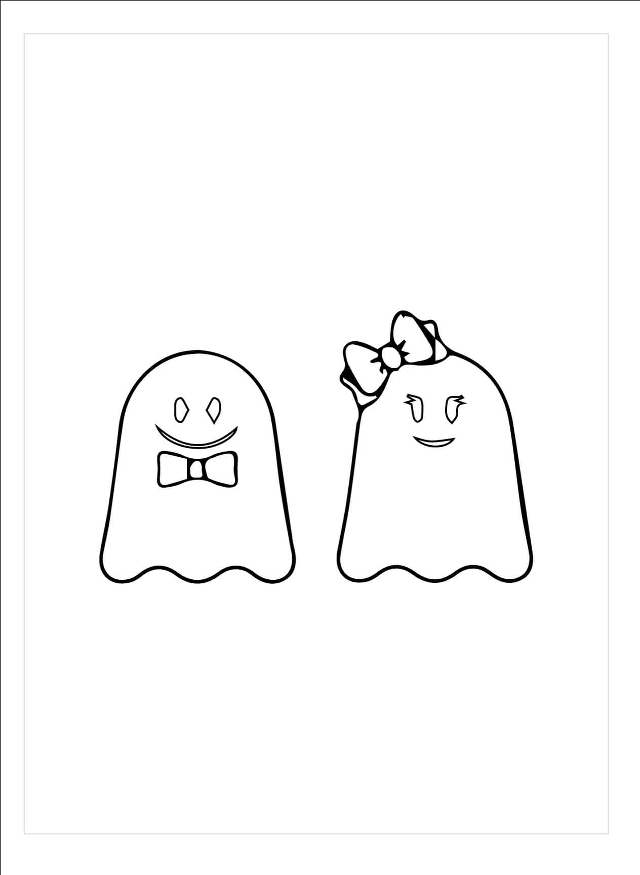 Fantasma para Colorear